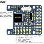 HOT Matek Mateksys F411-WTE Flight Controller STM32F411 Built-in BEC Output 2-6S ESC 90A Current Senor for Fixed Wing Drone